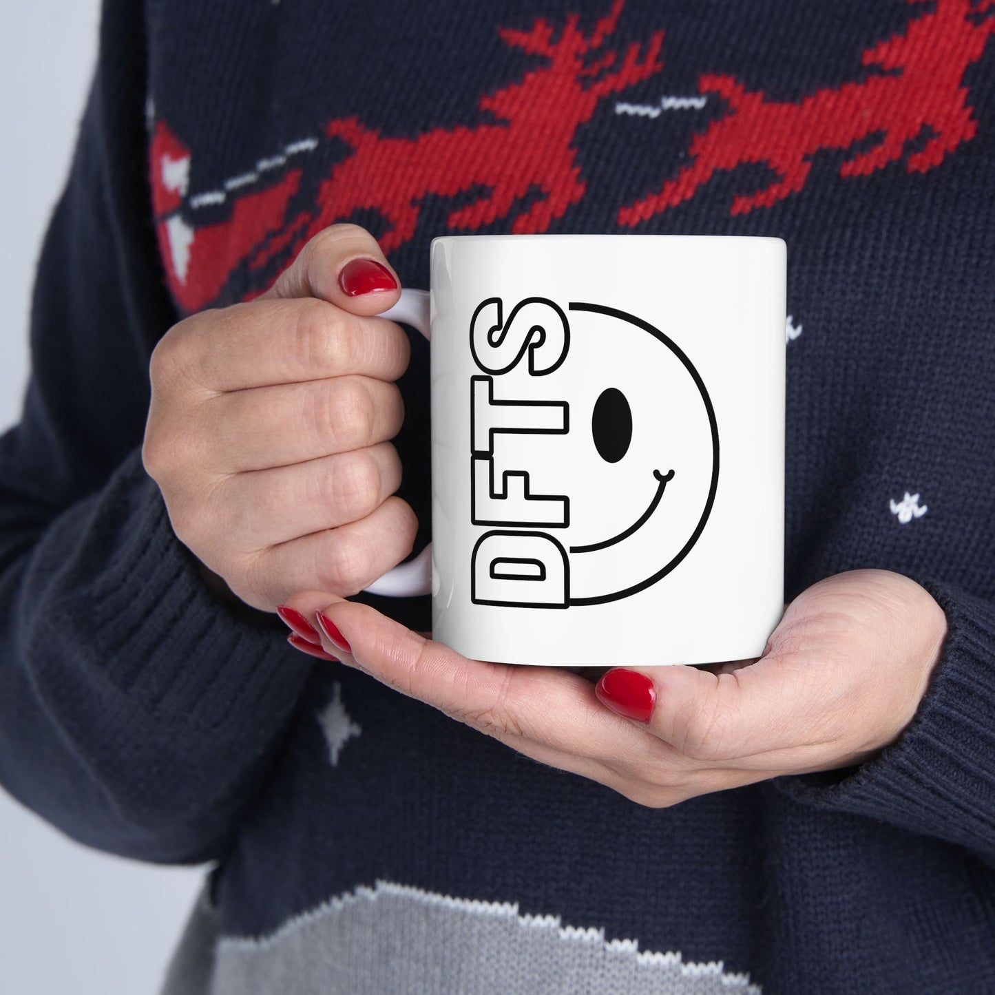 DFTS Ceramic Coffee Cup (B/W)