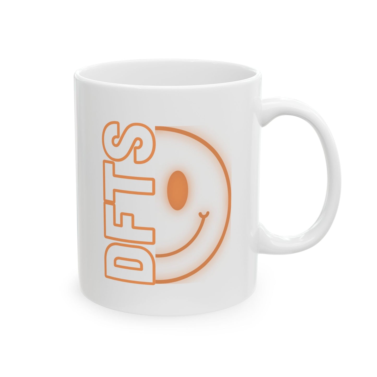 DFTS Ceramic Coffee Cup (Orange)
