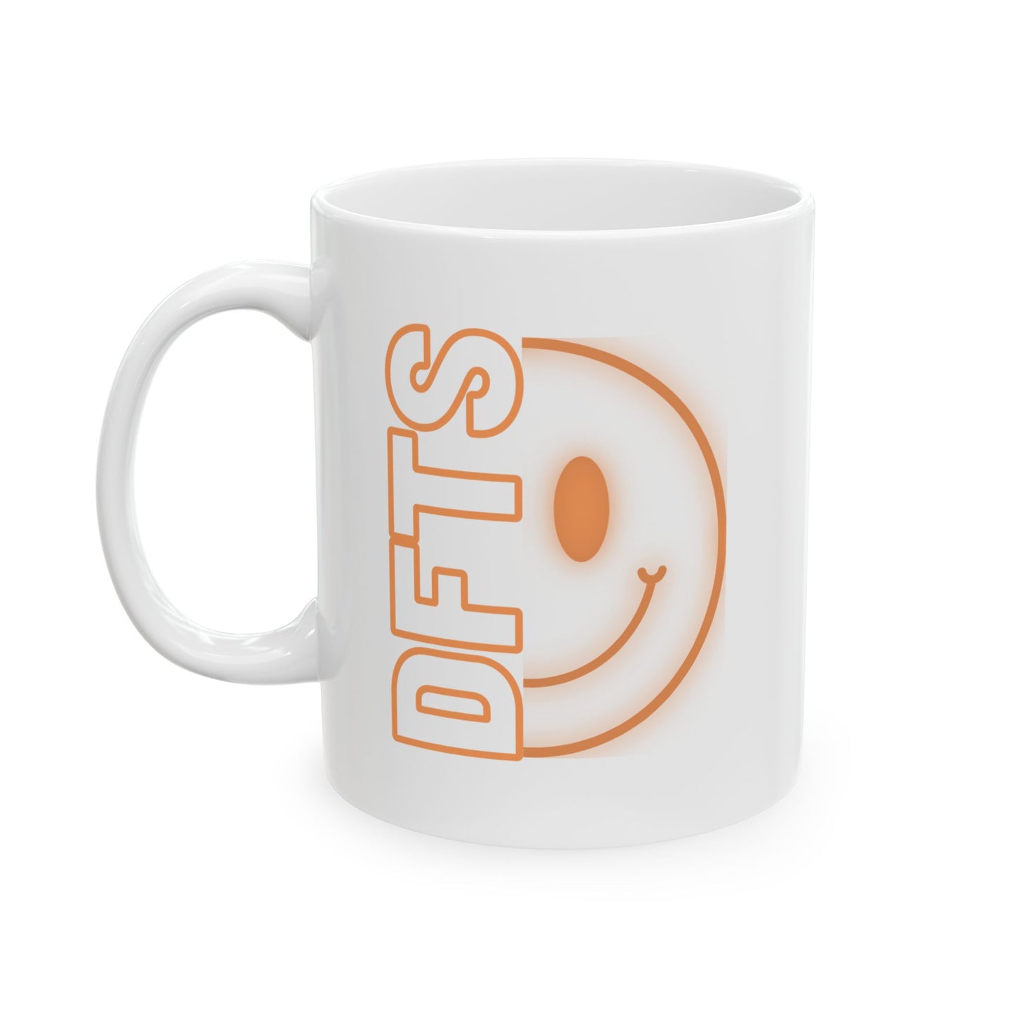 DFTS Ceramic Coffee Cup (Orange)