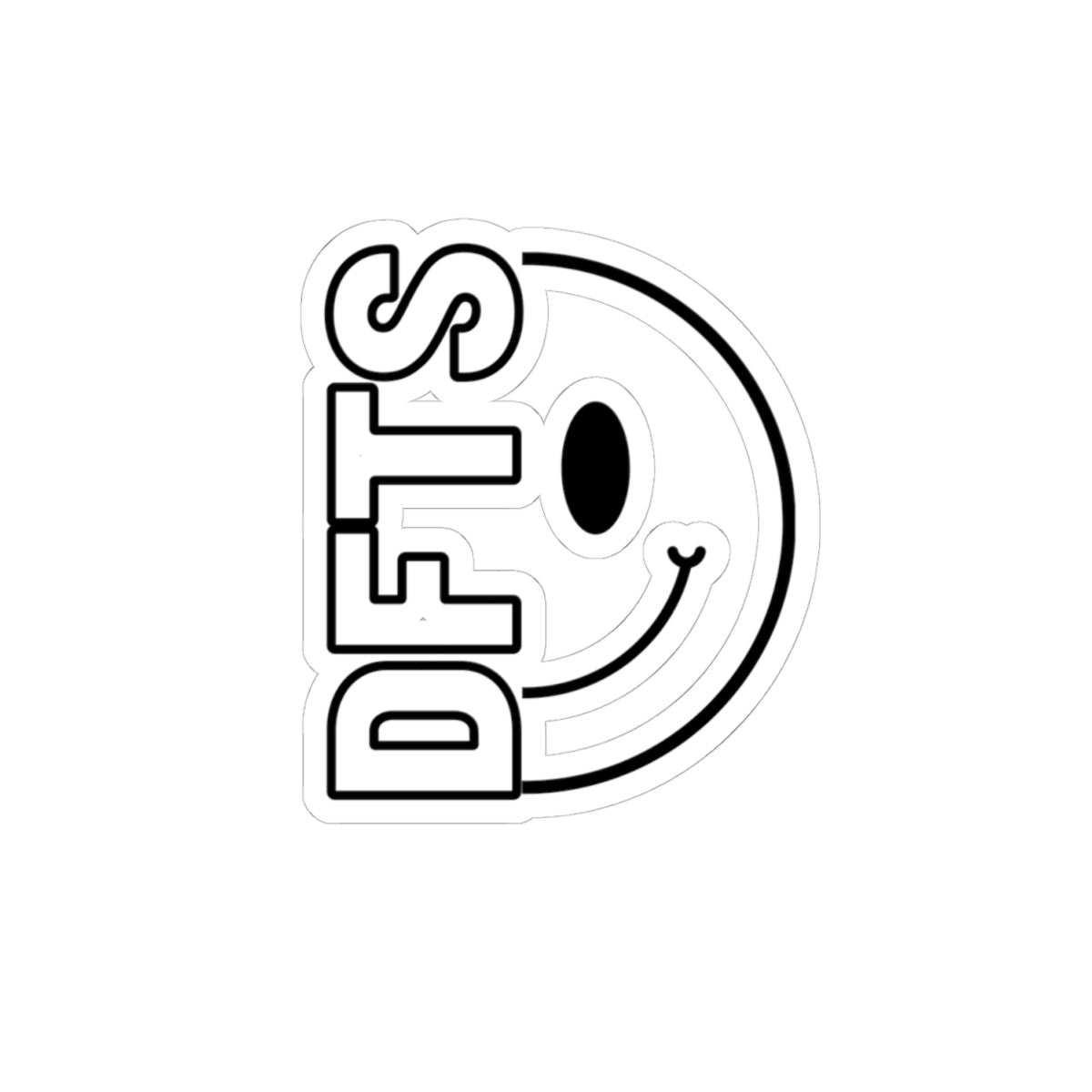 DFTS Kiss-Cut Stickers — Positive Vibes Uplifting Decals