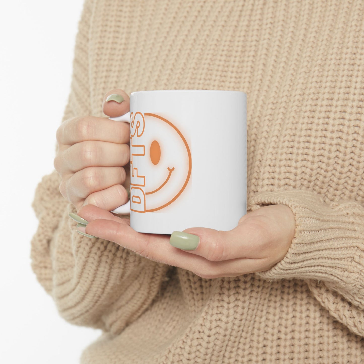 DFTS Ceramic Coffee Cup (Orange)