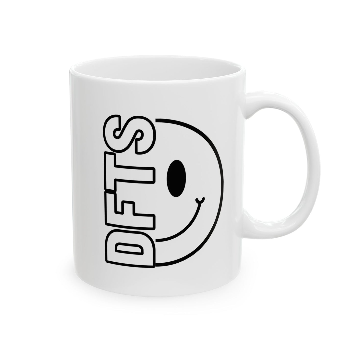 DFTS Ceramic Coffee Cup (B/W)