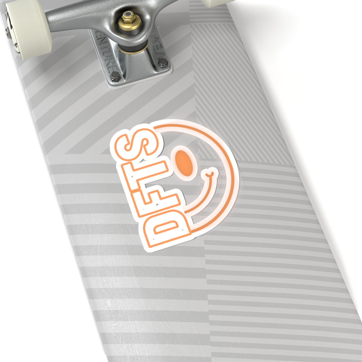 Neon DFTS Kiss-Cut Stickers — Positive Vibes Uplifting Decals