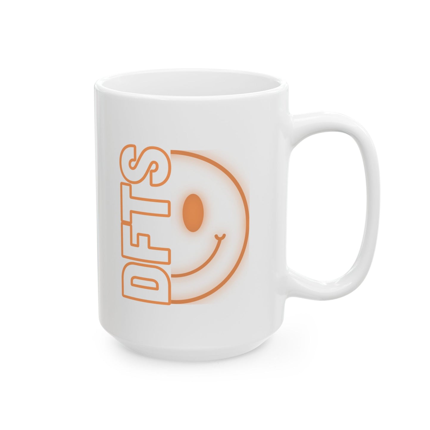 DFTS Ceramic Coffee Cup (Orange)