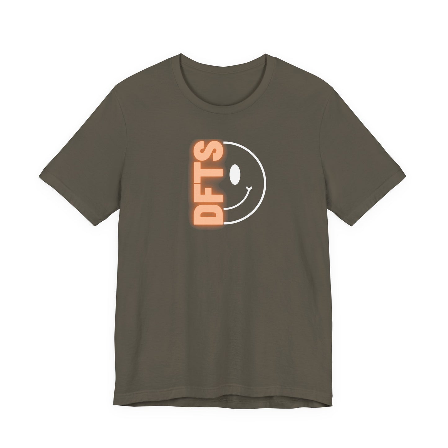 DFTS “Don’t Forget To Smile” Tee — Minimalist Positive Message T-Shirt