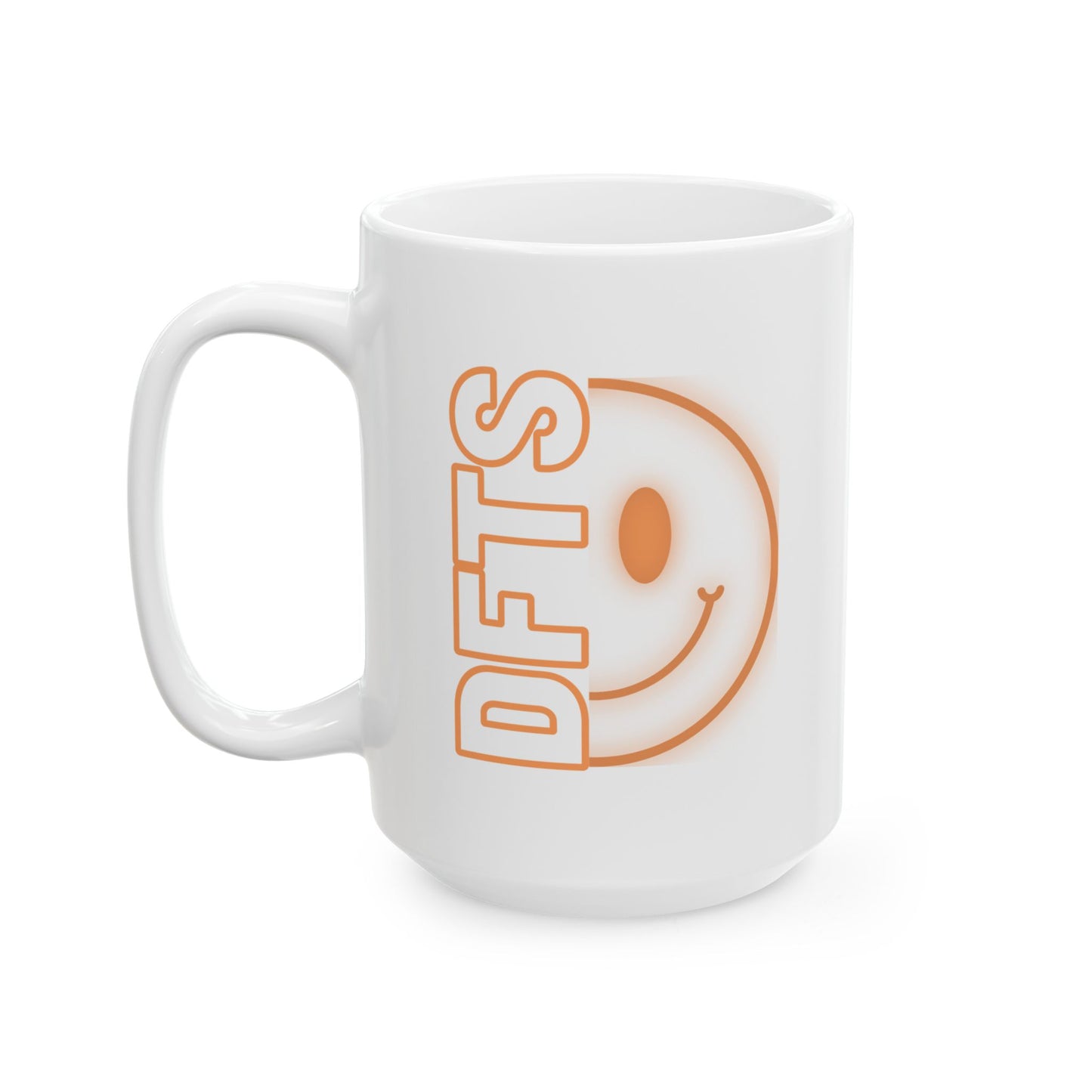 DFTS Ceramic Coffee Cup (Orange)