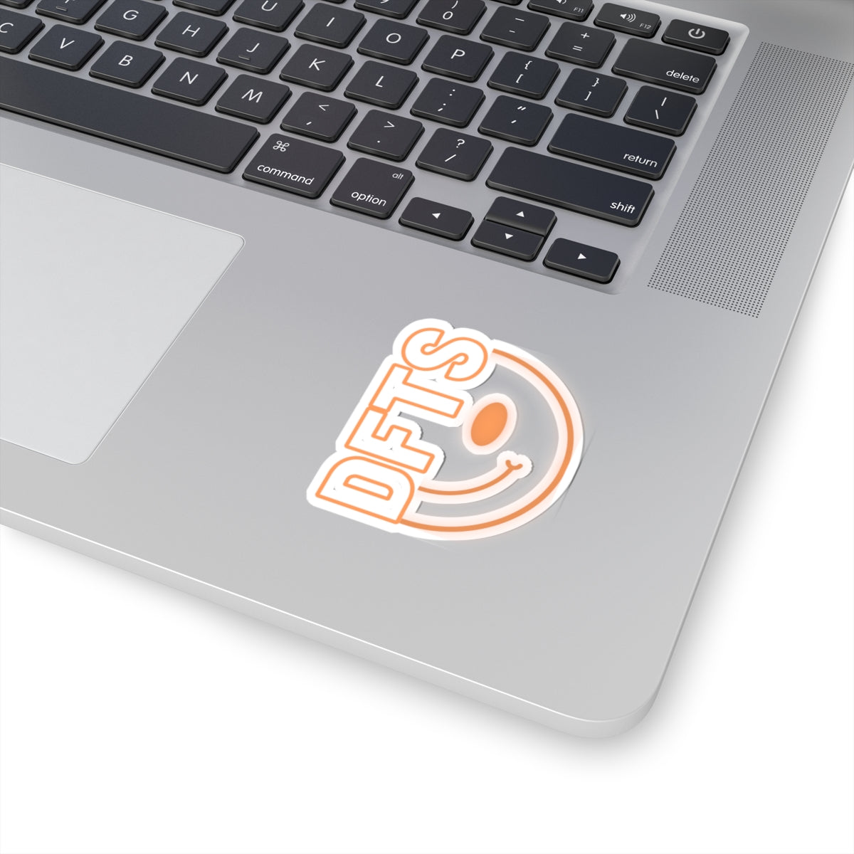 Neon DFTS Kiss-Cut Stickers — Positive Vibes Uplifting Decals