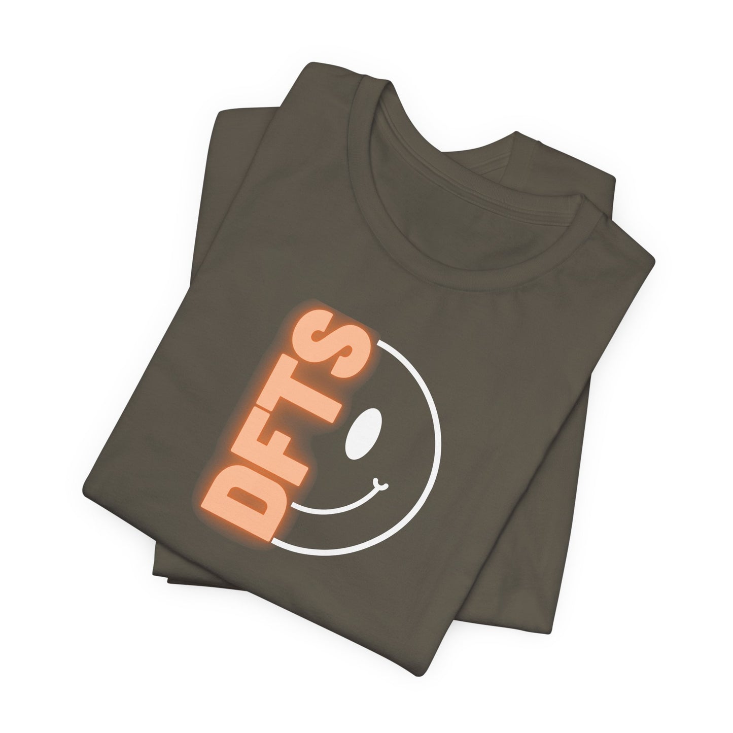 DFTS “Don’t Forget To Smile” Tee — Minimalist Positive Message T-Shirt